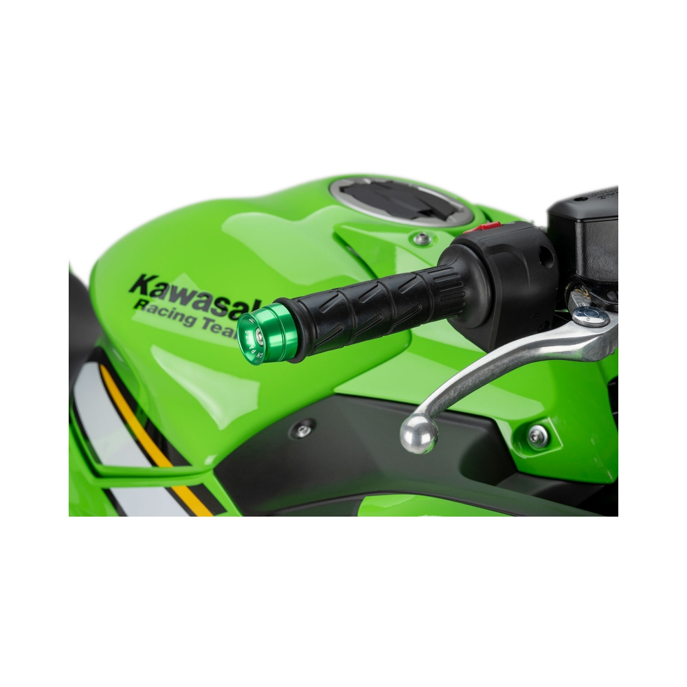 Puig Балансьори за кормило Sport за Kawasaki 20мм, зелен - изглед 2 - BobiMX.com Puig Балансьори за кормило Sport за Kawasaki 20мм, зелен - изглед 2