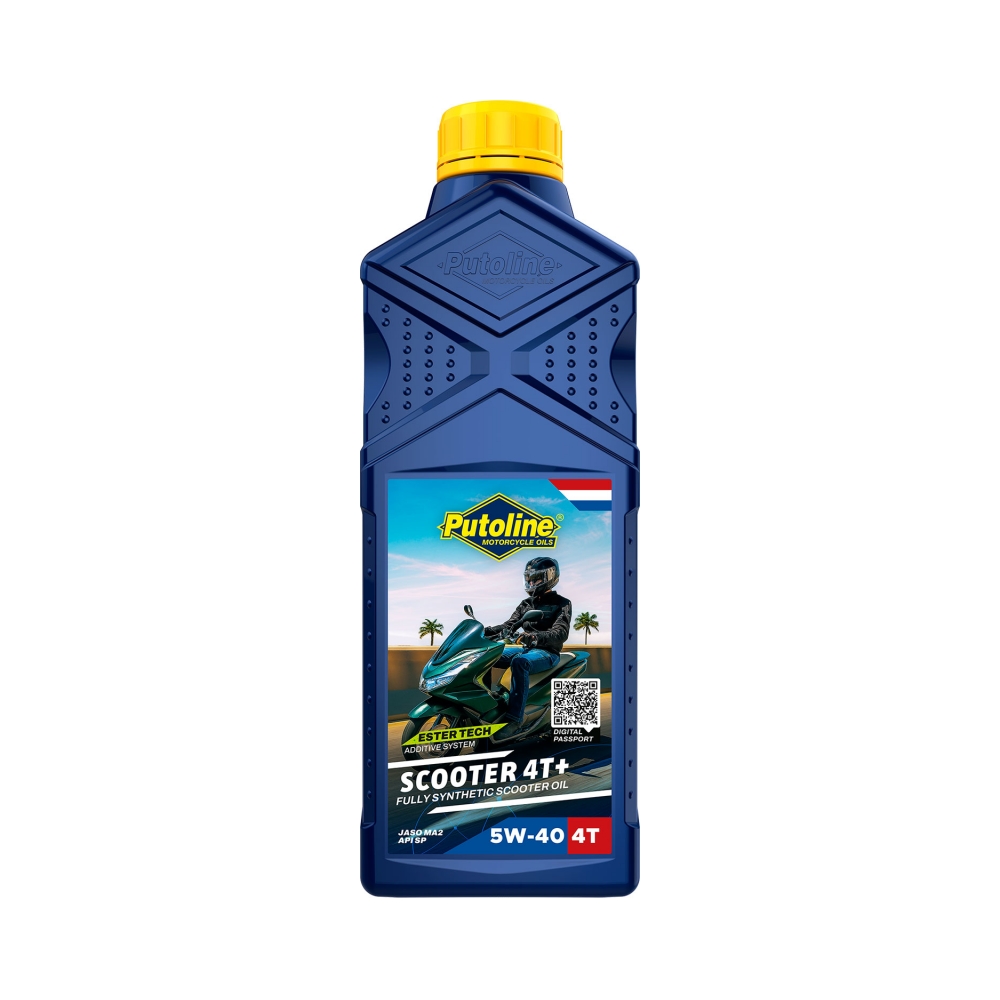 Putoline Масло за 4Т скутер пълна синтетика Putoline Ester Tech Scooter 4+ 5W-40 1 л - изглед 1