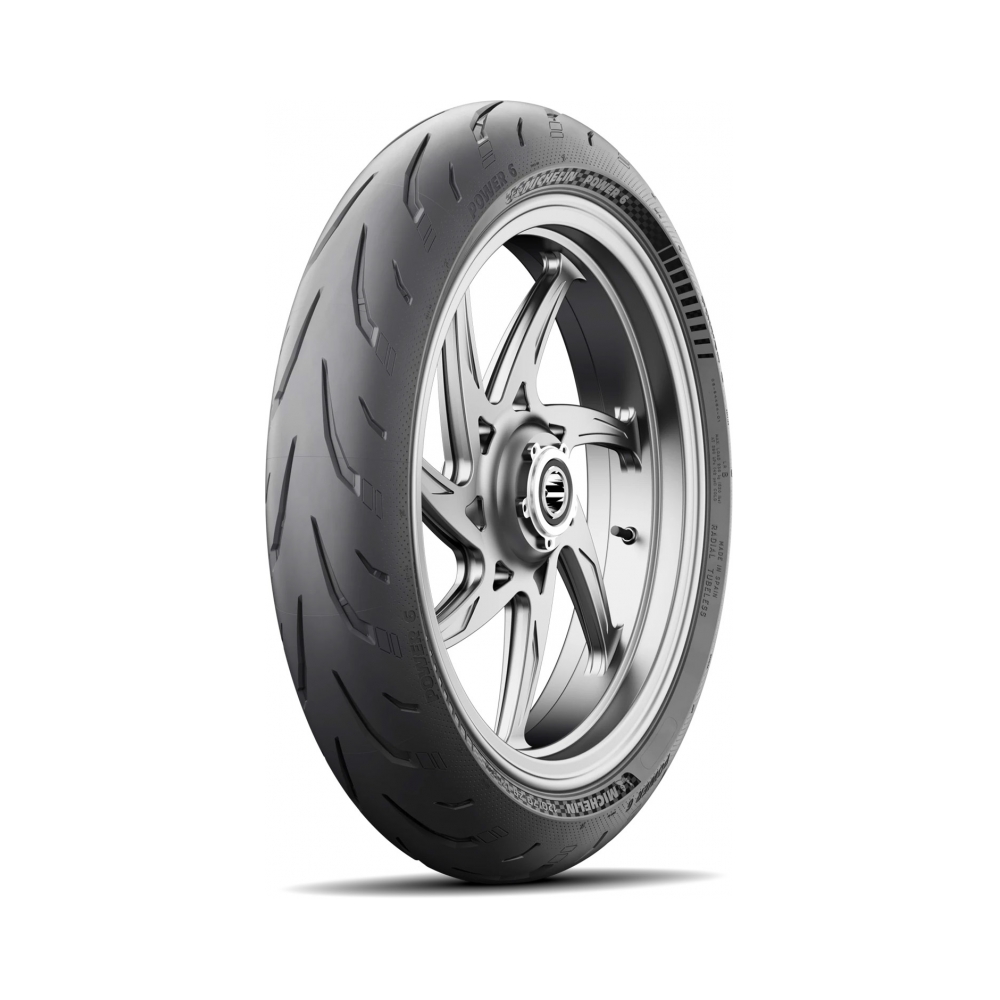 Michelin Предна гума Power 6 110/70ZR17 (54W) F TL - изглед 1 - BobiMX.com Michelin Предна гума Power 6 110/70ZR17 (54W) F TL - изглед 1