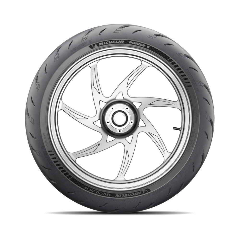 Michelin Предна гума Power 6 110/70ZR17 (54W) F TL - изглед 3 - BobiMX.com Michelin Предна гума Power 6 110/70ZR17 (54W) F TL - изглед 3