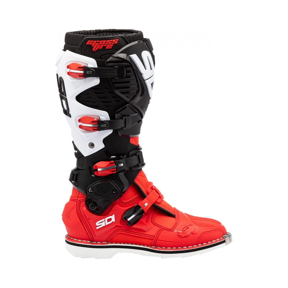 SIDI Ботуши Crossfire 3 Black Red White - изглед 2