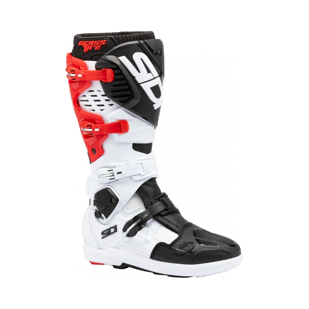SIDI Ботуши Crossfire 3 SRS White-Black Red - изглед 1