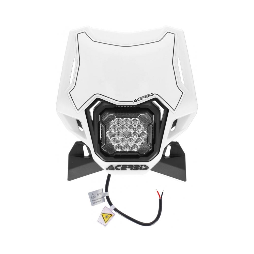 Acerbis Маска с фар VSL Lumen-X White Универсална - изглед 1 - BobiMX.com Acerbis Маска с фар VSL Lumen-X White Универсална - изглед 1