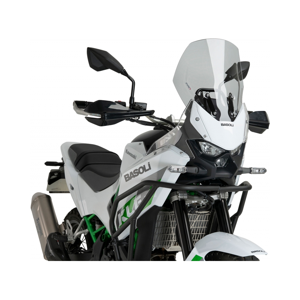 Puig Слюда Touring Kawasaki KLE500 25-26 Smoke - изглед 2