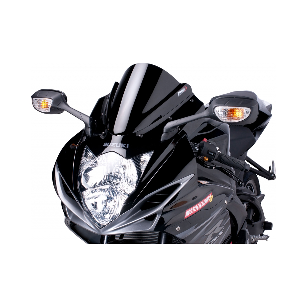 Puig Слюда Z-Racing Suzuki GSX-R600 11-16, GSX-R750 11-16 Black - изглед 1