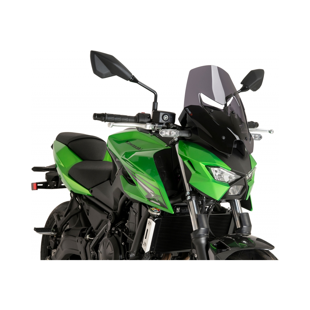 Puig Слюда New Generation Touring Kawasaki Z650S 2026 Dark smoke - изглед 1 - BobiMX.com Puig Слюда New Generation Touring Kawasaki Z650S 2026 Dark smoke - изглед 1