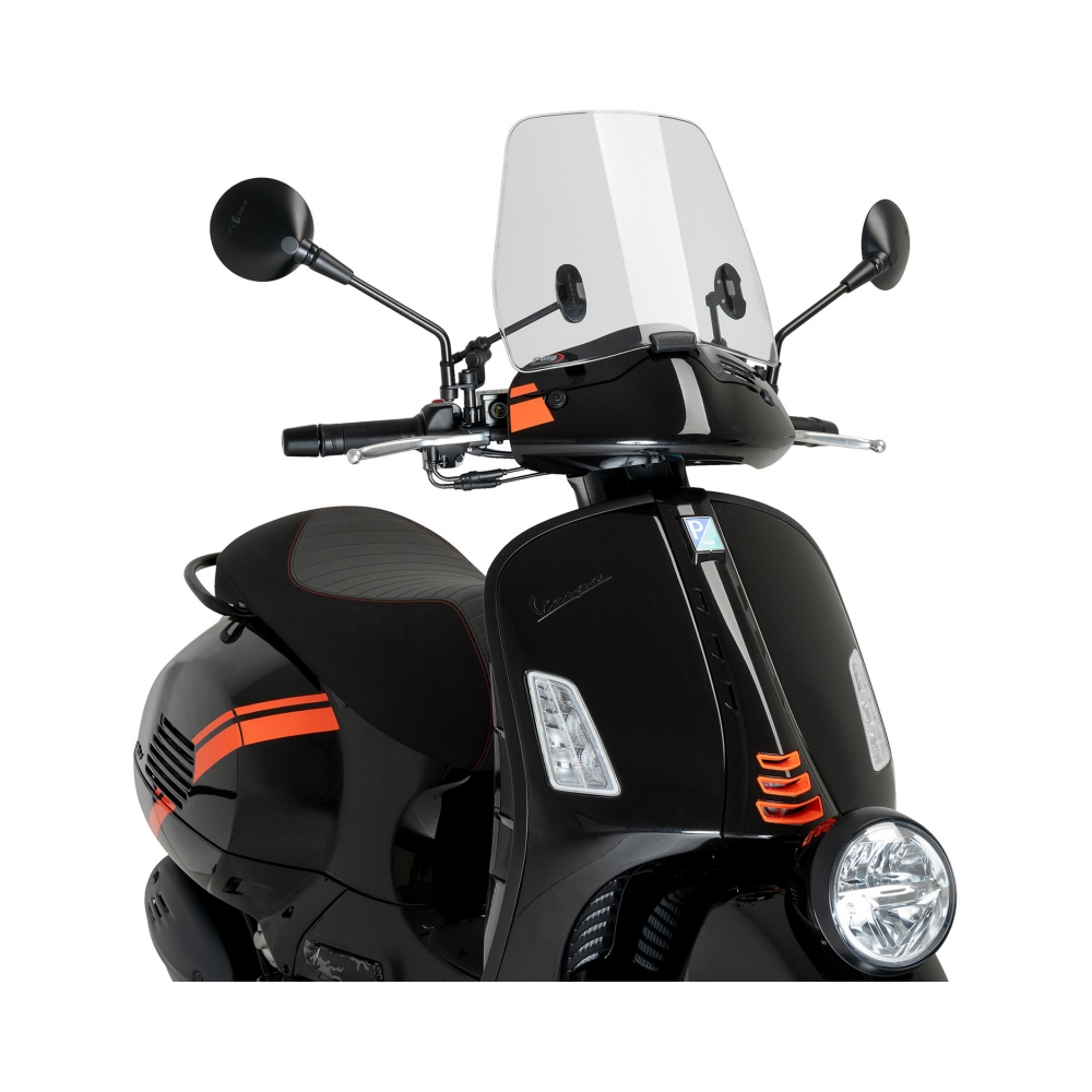 Puig Слюда Trafic Vespa GTV300 23-25 Smoke - изглед 2 - BobiMX.com Puig Слюда Trafic Vespa GTV300 23-25 Smoke - изглед 2