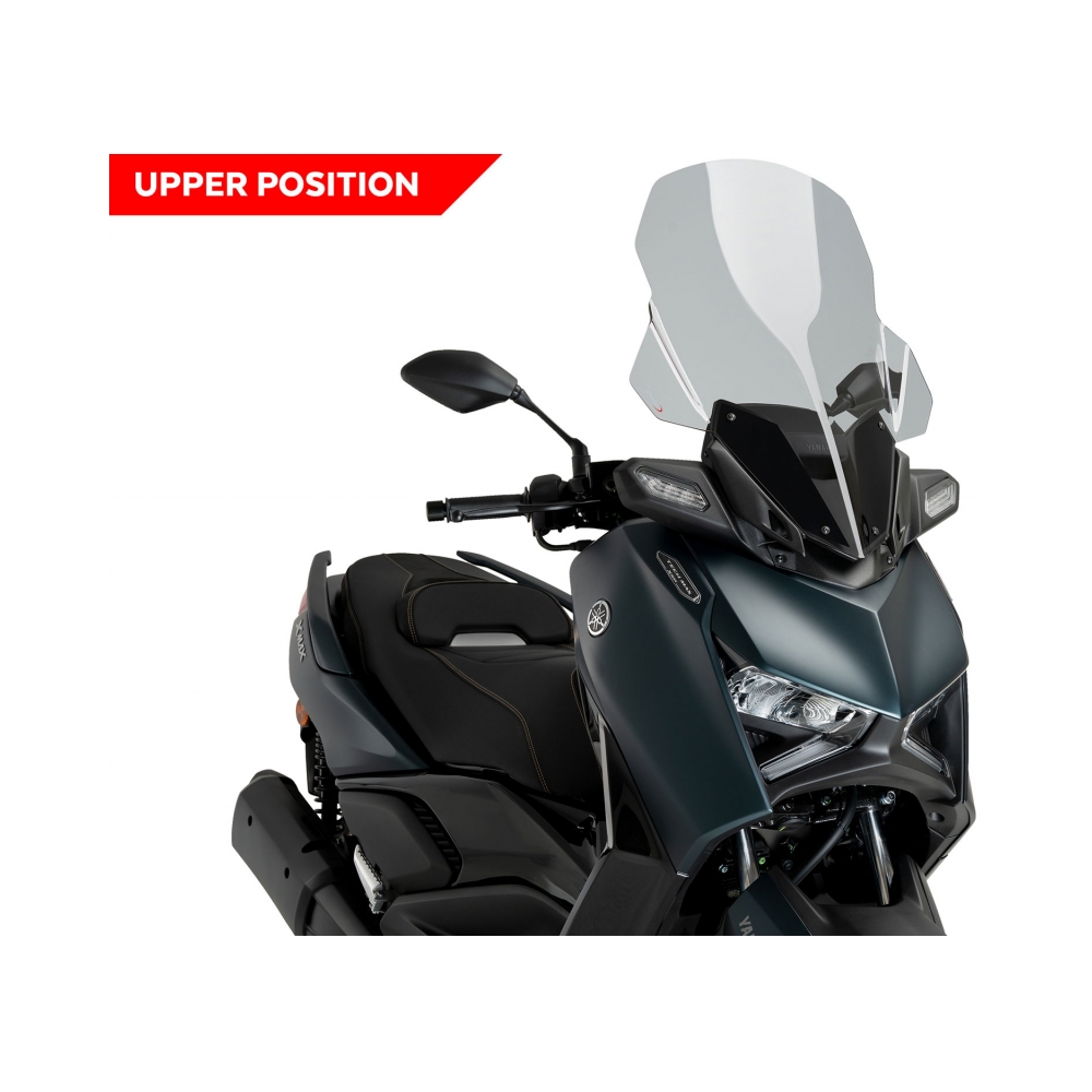 Puig Слюда V-Tech Line Touring Yamaha 125/300 X-Max 2023 Smoke - изглед 2