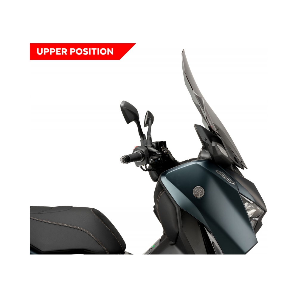 Puig Слюда V-Tech Line Touring Yamaha 125/300 X-Max 2023 Smoke - изглед 4