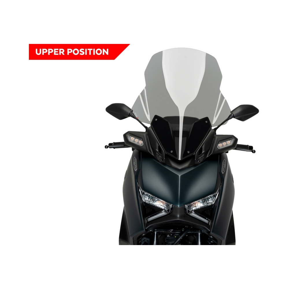 Puig Слюда V-Tech Line Touring Yamaha 125/300 X-Max 2023 Smoke - изглед 5