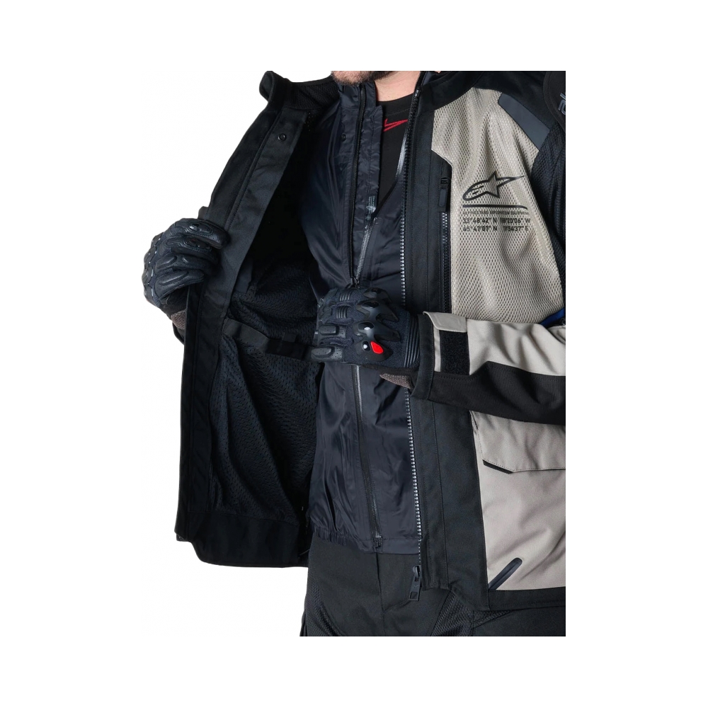 Alpinestars Яке Andes Air Black Grey Blue - изглед 4