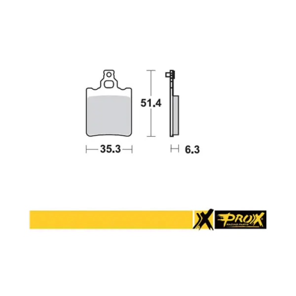 ProX Накладки 37.207302 задни KTM SX65 01-03