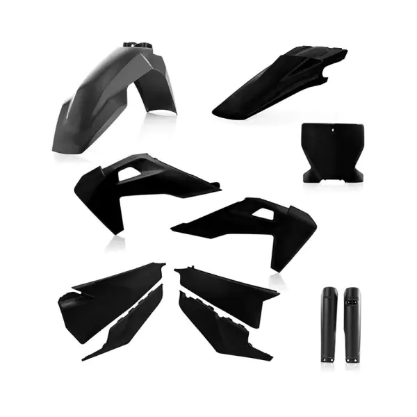 Acerbis Пълен кит пластмаси Husqvarna TC/FC 19-22, FX350/450 20-22, TX300i 20-22 Черен
