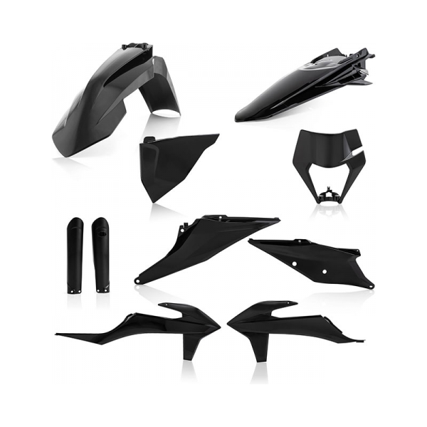 Acerbis Пълен кит пластмаси KTM EXC/EXC-F 20-23 черен
