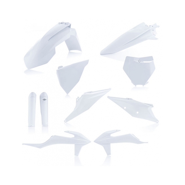 Acerbis Пълен кит пластмаси KTM SX125/250 19-22, SX-F250/350/450 19-22 бял