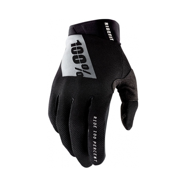 100% Ръкавици Ridefit Black/White