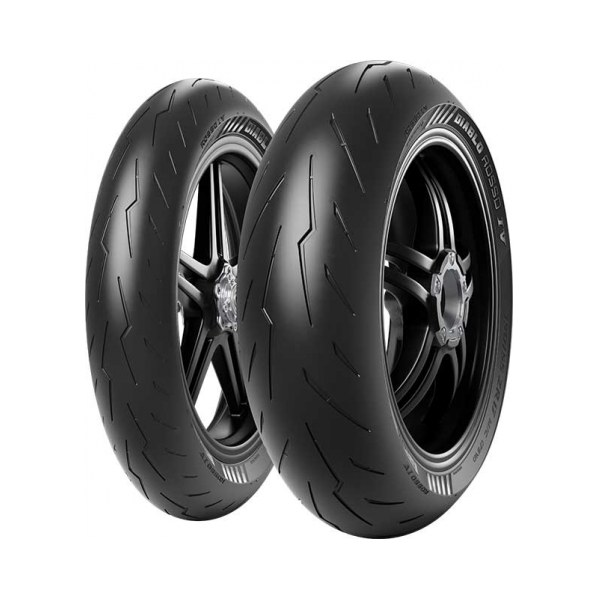 Pirelli Задна гума Diablo Rosso IV 180/55 ZR 17 M/C TL 73W R - изглед 3