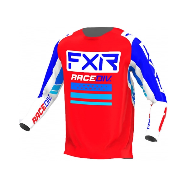 FXR Тениска Clutch Pro MX22 Red/Royal Blue/White