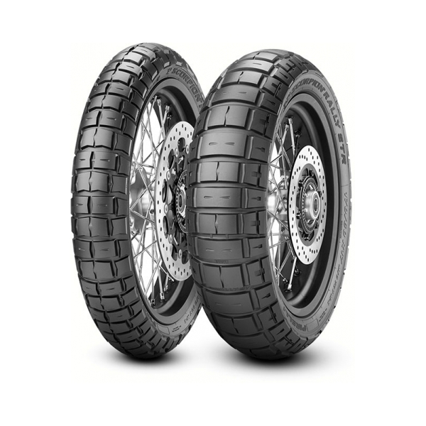 Pirelli Предна гума Scorpion Rally STR 110/80 R 19 M/C 59H M+S TL - изглед 2