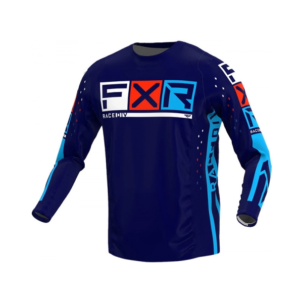 FXR Тениска Podium Pro LE MX22 Navy/Red