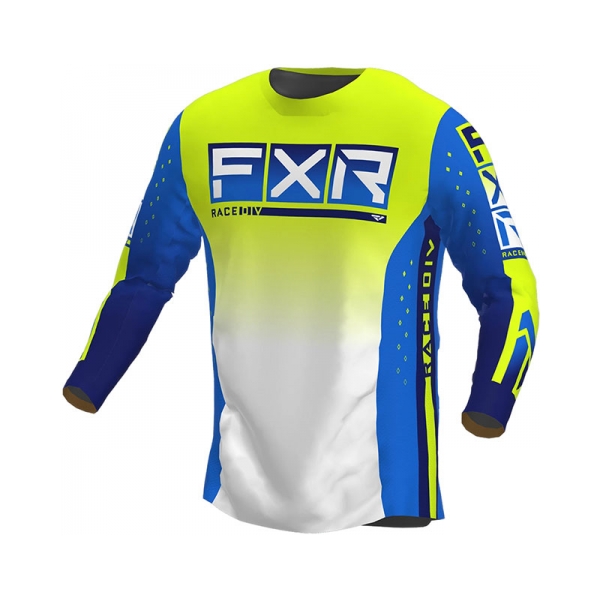 FXR Тениска Podium Pro MX22 Blue/Hi Vis