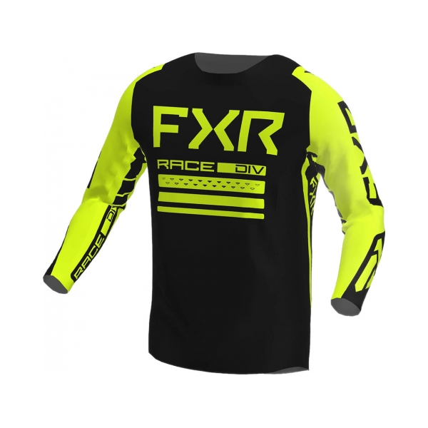 FXR Тениска Contender MX23 Black Hi Vis