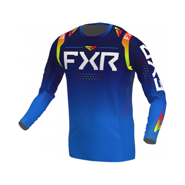 FXR Детска тениска Stretch Pro MX22 Youth Navy/Inferno