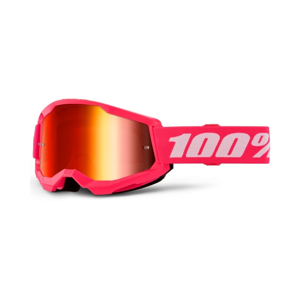 100% Очила Strata2 Pink- Mirror Red