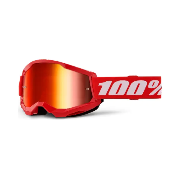 100% Очила Strata2 Red - Mirror Red 24
