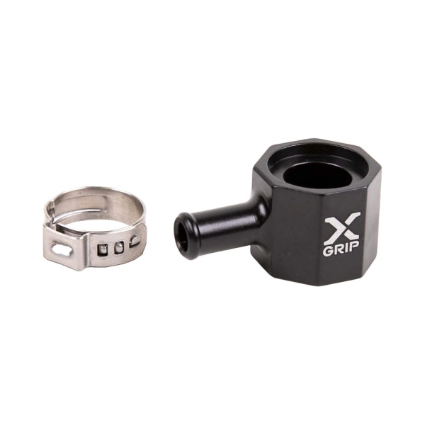 X-Grip Алуминиев накрайник за резервоар за гориво 2Т KTM, Husqvara и Gas-Gas Черен
