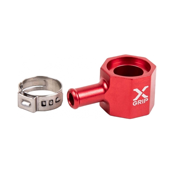 X-Grip Алуминиев накрайник за резервоар за гориво 2Т KTM, Husqvara и Gas-Gas Червен