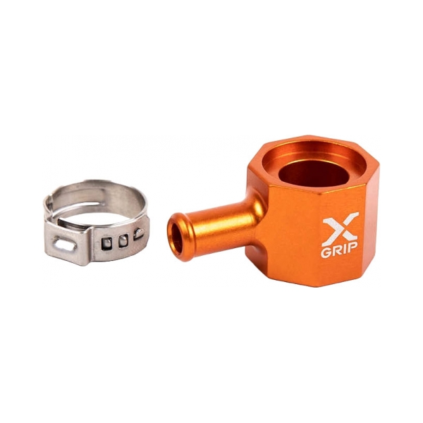 X-Grip Алуминиев накрайник за резервоар за гориво 2Т KTM, Husqvara и Gas-Gas Оранжев