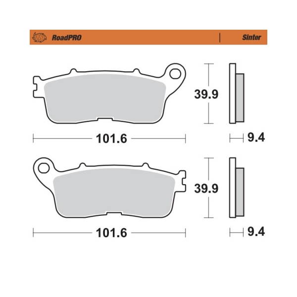 Moto-Master Накладки задни 407802 Honda