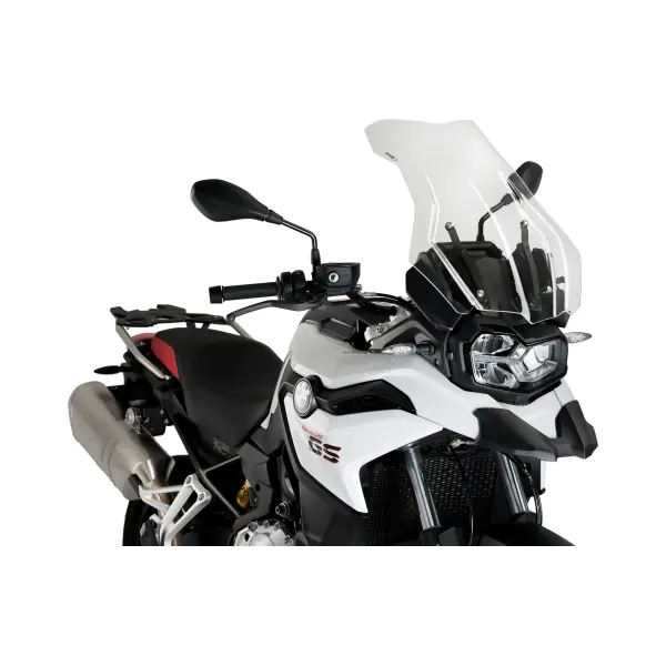 Puig Слюда Touring Plus BMW F750GS 18-24, G850GS 18-23, F850GS Adventure 19-23 Clear за мотори стандартно OEM със спортна слюда