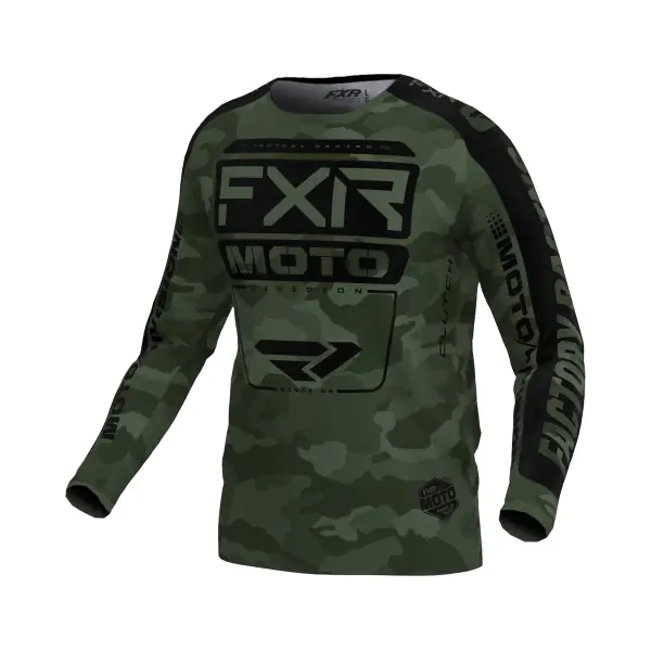 FXR Тениска Clutch MX24 Camo Black