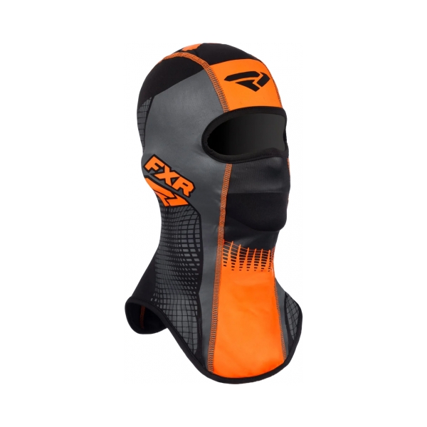 FXR Shredder Thermal Balaclava Black Orange - зимна маска