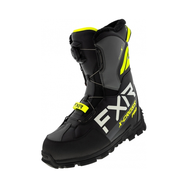 FXR Ботуши за шейна X-Cross Pro Boa Black/Hi Vis 