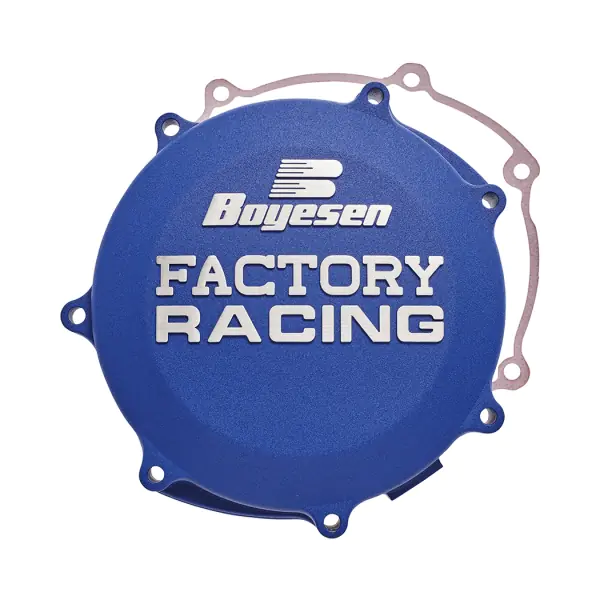 Boyesen Factory Racing капак съединител KTM SX125-150 16-22, EXC150 22-23; Husqvarna TC125 16-22 син