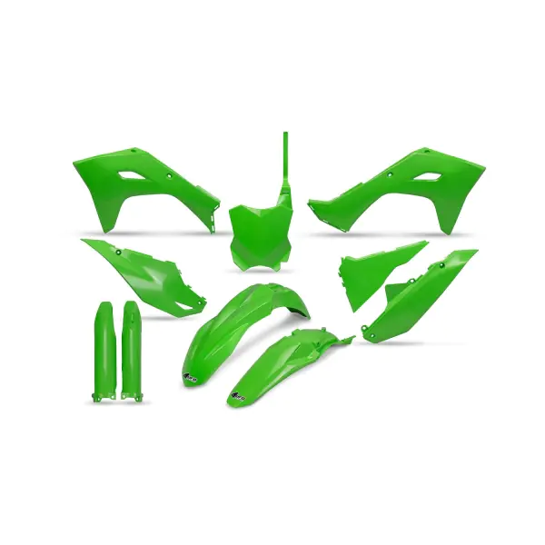 UFO Комплект пластмаси Kawasaki KX250F 2025, KX450F 24-25 OEM - BobiMX.com UFO Комплект пластмаси Kawasaki KX250F 2025, KX450F 24-25 OEM