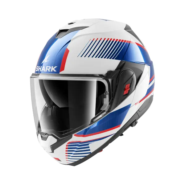 Shark Каска Oxo Sikter White Chrome Blue