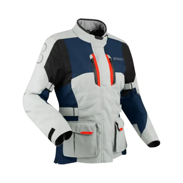 Bering Дамско яке Siberia Grey/Blue/Red