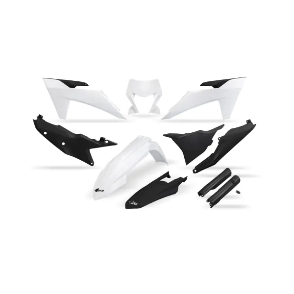 UFO Комплект пластмаси KTM EXC/EXC-F 24-25 Бял
