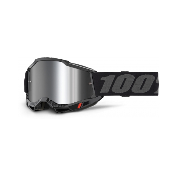 100% Очила Accuri2 Black - Mirror Silver