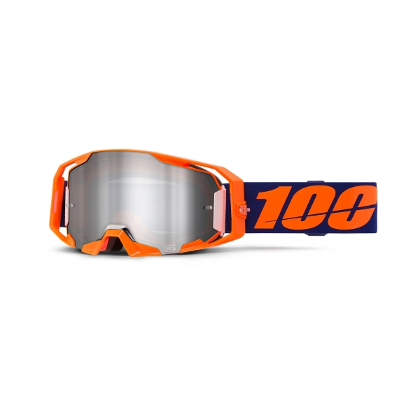 100% Очила ARmatic Neon Orange- Mirror Silver Flash