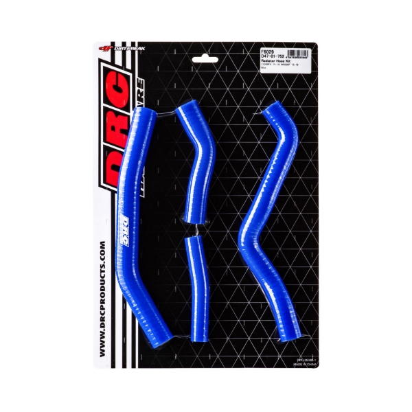 DRC-Zeta Силиконов маркуч за радиатор Yamaha WR250F 15-19, YZ250FX 15-19 син