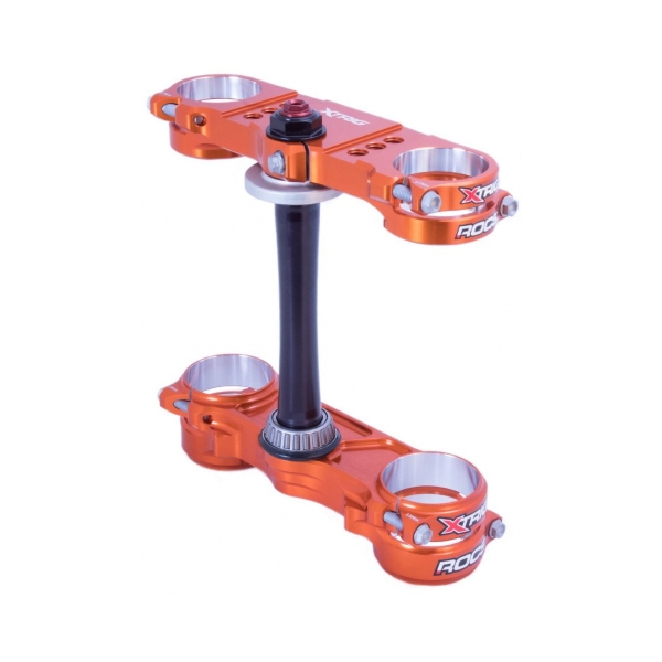 X-Trig Тройник Rocs Pro KTM EXC/EXC-F 24-25, SX/SX-F 23-25; Husqvarna TE/FE 24-25, TC/FC 23-25 Оранжев