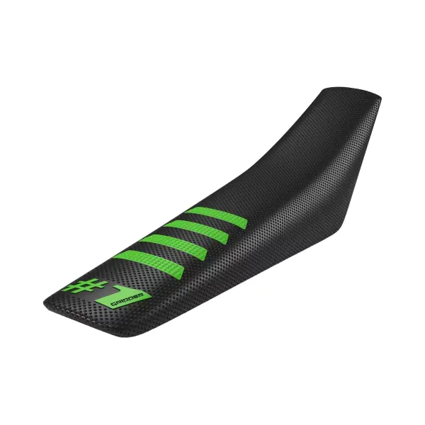 Onegripper Калъф за седалка универсален RIBBED черен зелен