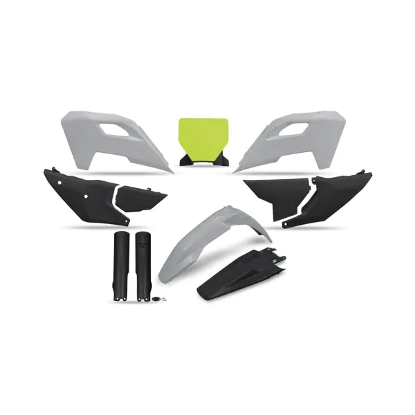 UFO Комплект пластмаси Husqvarna TC/FC/TX/FX 23-24 сив