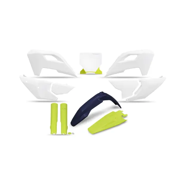 UFO Комплект пластмаси Husqvarna TC/FC/TX/FX 23-24 бял