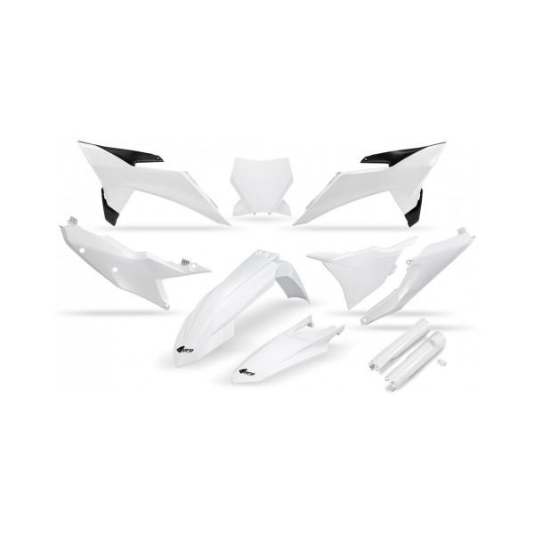 UFO Комплект пластмаси KTM SX125-300 2025, SX-F250-350 2025 бял